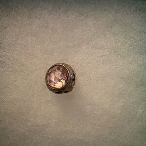 Pandora Silver and Pink Gemstone Bead